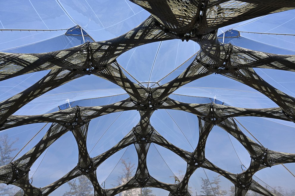 Lightweight: Fibre pavillion BUGA Heilbronn, Germany