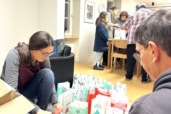 Christmas campaign Guglhupf Offenburg: Preparations